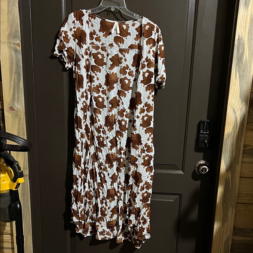 Roper Jackets & Coats | Cow Print Throw Over | Color: Brown/White